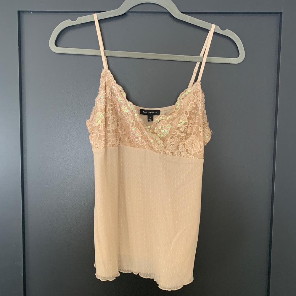 Sequin tank top